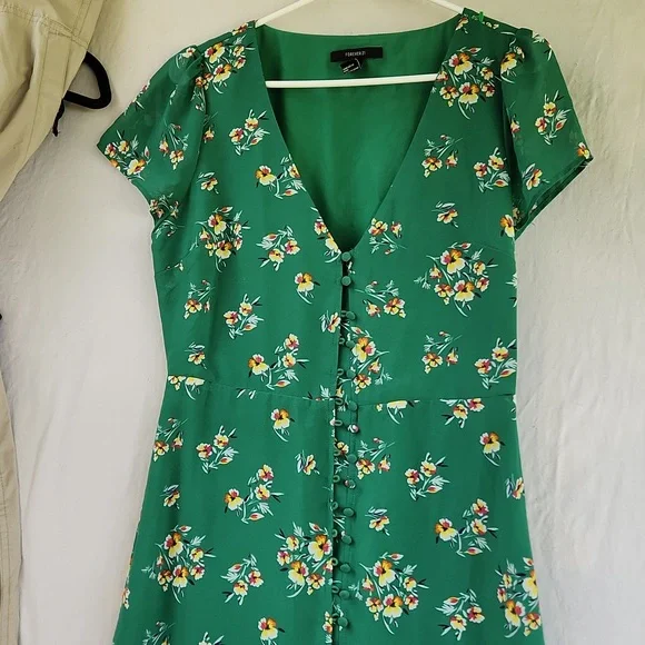 slim fit dress slacks Baltic Born Womens Kearny Ruffle Maxi Dress | Dark Green Floral